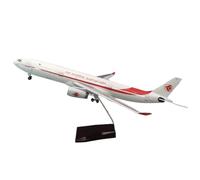 MWYFFB collection Model airplane For Algeria Aviation A330 Airplane Model With Light And Wheel Landing Gears Simulation Boy Collections 47cm(330 W LED)