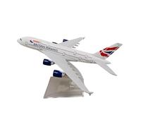 MWYFFB collection Model airplane For Alloy Metal A380 Airplane Model Plane Aircraft 16cm(British A380)