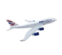 MWYFFB collection Model airplane For British Airways Aircraft B-747 Alloy Metal Aircraft Models 1/400 Plane Toys For Boys Gift Collection 16CM