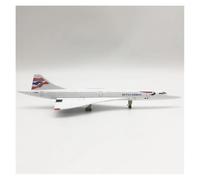 MWYFFB collection Model airplane For Concorde British Airways Airline Model Airplane Alloy Metal Airfrance Aircraft With Child Toy Plane 20cm Scale