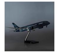 MWYFFB collection Model airplane For Etihad B787 Plane Model Toys Kits With LED Light(Touch Or Sound Control) For Decoration Or Gift 47CM(B787 W LED)