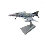 MWYFFB collection Model airplane For US Aircraft Carrier Battleship Aircraft F-4 Ghost Fighter Bomber Model Collection Gift 1:100