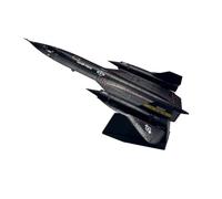 MWYFFB collection Model airplane For US Lockheed SR71 SR-71 Blackbird Plane Diecast Metal Airplane Aircraft Ornament Model Boy Birthday Toy Gift 1/144 Scale(ASR-71)