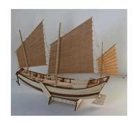 MWYFFB decorative ornaments Classic Sail Boat Scale 1/100 For ShaoXing Model Kits Wooden Puzzle Home Decoration