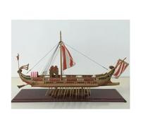 MWYFFB decorative ornaments Classic Wooden Sail Boat Model Kit Scale 1/50 Ancient Rome Ship Model Home Decoration Collection