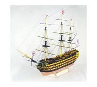 MWYFFB decorative ornaments For Victory Ship 1:150 DIY Handmade Assembly Ship 21" Wooden Sailing 3D Boat Model Gif