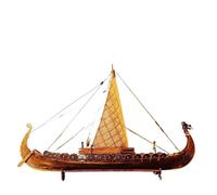 MWYFFB decorative ornaments For Viking Ships Wooden Sailing Boat Wood Ship Assembly Model Ship 1/50 Scale