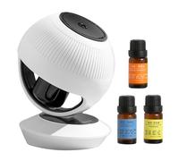 MWZBTG Car Diffuser, Aromatherapy for Vehicles, Vehicle Fragrance Dispenser with Humidification Function for Car and Truck, White Fragrance Ball, Household Perfume