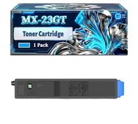 MX-23GT Toner Cartridge Compatible for Sharp MX-2010 MX-2018 MX-2310 MX-2314 Printers, With Chip Large Capacity 18000 Pages (1 Pack Cyan)