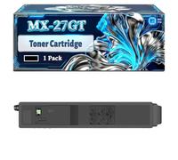 MX-27GT Toner Cartridge Compatible for Sharp MX-2300N MX-2700N Printers, With Chip Large Capacity 18000 Pages (1 Pack Black)