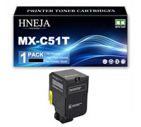 MX-C51T / MX-C507P Toner Cartridges | Compatible MX-C51TB MX-C51TC MX-C51TM MX-C51TY Toner Cartridge for Sharp MX-C507P Printer,Black-1 Pack