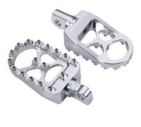 MX Footpegs Motorcycle Footrests Foot Peg Wide Pedals For Dyna Softail Road King Sportster XL 883 1200 CVO Fat Boy
