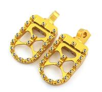 MX Footpegs Motorcycle Footrests Foot Peg Wide Pedals For Dyna Softail Road King Sportster XL 883 1200 CVO Fat Boy