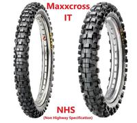 MX JUNIOR MX Tyres Maxxis Maxxcross IT 70/100 -17 & 90/100 -14 NHS TT Pair