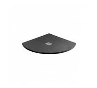 MX Shower Trays MX Minerals Quadrant Slate Effect Slim Shower Tray - Jet Black - Different Sizes Available Shower Tray Size (mm): 1000, Waste: 90mm