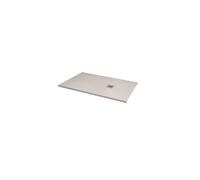 MX Shower Trays MX Minerals Rectangular Slate Effect Slim Shower Tray - Ice White - Different Sizes Available Shower Tray Size (mm): 1700 x 900, Waste