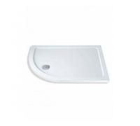 MX Shower Trays MX Trays Elements Low Profile Quadrant White Shower Tray 1200mm x 800mm Aaaoe Left Hand - TPM