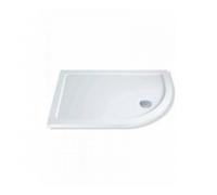 MX Shower Trays MX Trays Elements Low Profile Quadrant White Shower Tray 1200mm x 800mm Aaaoe Right Hand
