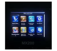 MX200 Tcp/Ip RFID 125khz Card Attendance System SSR Proximity Card Time Clock Employee Control Machine Electronic Device Large Storage Capacity(French Menu)