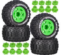 MX28 Pre-Glued 2.8" MT Tyres and Wheels with 12mm/14mm Hex for 1/10 RC Cars