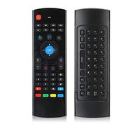 MX3 2.4G Wireless Air Fly Mouse Motion Sensing Infrared Remote Controller for TV PC with 6 Axis Gyroscope and G Sensor, Comfortable Hand Feeling