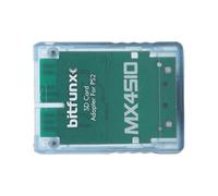MX4SIO SIO2SD Memory Card Adapter Hand Made Stable Replacement Memory Card Reader for PS2 Transparent Blue