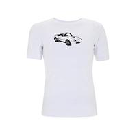 MX5 Graphic t Shirt JDM Miata Sports car mk1 1990s Vintage 90s Collectible Gift for Dad Brother Uncle Mens (X Large, White)