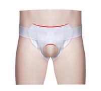 MXAXHH Adjustable Hernia Belts for Men, Inguinal Hernia Support Belt for Men & Women with 2 Compression Pads, Suitable for Single/Double Support(Small)