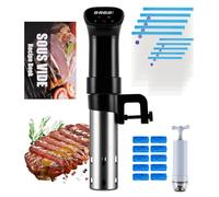 MXBAOHENG 850W Sous Vide Machine Sous Vide Cooker Immersion Circulator with 10 Vacuum Bags & Recipes