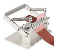 MXBAOHENG 8cm Manual Splitter Skiver with 2 Clamps for Leather