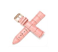 MXBAOHENG Cow Genuine Leather Watchband Watch Strap Womans Wrist Watches Band Blue Pink Red White Pink Buckle 12MM 14MM 16MM 18MM 20MM
