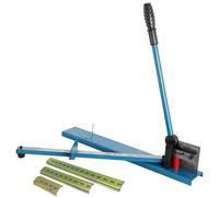 MXBAOHENG Din Rail Cutter Steel Rail Cutting Machine Manual Din Rail Cutter Tool with Measuring Ruler for Cutting Steel Rail (Blue)