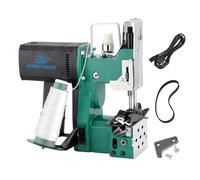 MXBAOHENG GK9-88 Bag Stitcher Machine Industrial Electric Bag Closer Closing Machine for Rice/Sack/Woven/Paper/Plastic Bags(Green)