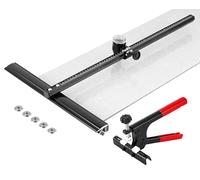 MXBAOHENG Manual Tile Cutter Tool Kit 600mm Tile Cutters for Ceramic Tiles with 1 Powerful Pliers and 5Pcs Cutting Blades