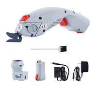 MXBAOHENG WBT-1 Electric Fabric Cutter 3.6V Rechargeable 0-8mm Electric Scissors for Cutting Fabric/Carpet/Leather/Rubber/Paperboard (One Battery & A Cutter Head)