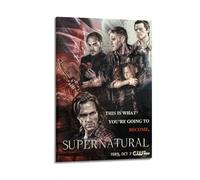 MXBFYEEB Art Poster for The Supernatural TV Show Poster Decorative Painting Canvas Wall Posters And Art Picture Print Modern Family Bedroom Decor Posters 20x30inch(50x75cm)