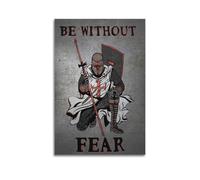 MXBFYEEB Fearless Poster Poster Decorative Painting Canvas Wall Posters And Art Picture Print Modern Family Bedroom Decor Posters 16x24inch(40x60cm)