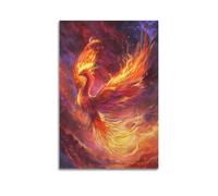 MXBFYEEB Phoenix Nirvana Poster Poster Decorative Painting Canvas Wall Posters And Art Picture Print Modern Family Bedroom Decor Posters 24x36inch(60x90cm)