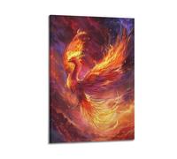 MXBFYEEB Phoenix Nirvana Poster Poster Decorative Painting Canvas Wall Posters And Art Picture Print Modern Family Bedroom Decor Posters 12x18inch(30x45cm)
