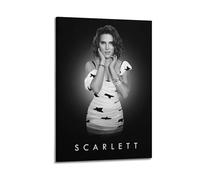 MXBFYEEB Scarlett Johannson Poster Poster Decorative Painting Canvas Wall Posters And Art Picture Print Modern Family Bedroom Decor Posters 20x30inch(50x75cm)