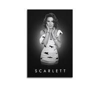 MXBFYEEB Scarlett Johannson Poster Poster Decorative Painting Canvas Wall Posters And Art Picture Print Modern Family Bedroom Decor Posters 24x36inch(60x90cm)