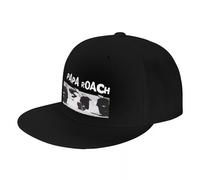 MXCBFIJG Hot Popular Papa Roach Band Noir Chapeau Casquettes Hommes Casquettes De Sport Hommes Casquette De Baseball Homme Chapeau Casquette De Baseball