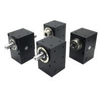 mXCDtRptJ 1pcs Right Angle Commutator Reducer Hole/Shaft Output Nema 23 57/60mm Flange Motor Gearbox Reverse Gearbox Corner Reducer(Single Hole-14 Input,2 to 1)
