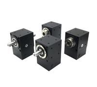 mXCDtRptJ 1pcs Right Angle Gearbox Commutator Reducer Reverse Gearbox Corner Reducer Nema23 Motor Reducer Gearbox for Nema 23 57/60 motor(Single Hole-11 Input,2 to 1)
