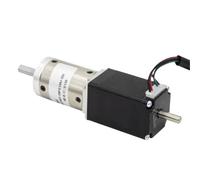 mXCDtRptJ DC 24V Nema8/11/14/17/23/24 Double-axis Shaft Planetary Gear Stepper Motor with Removable Handwheel Geared Gearbox Reducer(Ratio 19,Nema8 20X40mm)