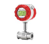mXCDtRptJ Industrial Turbine Flow Meter Digital Display 4-20mA RS485 Pulse Output(DN50 SS304)