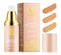 MXCZBSM Colour Changing Foundation,30ml 4 in 1 SPF50 Sunscreen Serum,Flawless Natural Coverage Long-Lasting Hydration For Anti-Aging Concealer Moisturizing,24hr Hydration