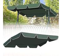 MXCZFC Swing Seat Canopy Replacement, Garden Swing Canopy Replacement, Waterproof Windproof Anti-Uv Heavy Duty Rip Proof Garden Hammock Top Cover, Green,249x185x18cm