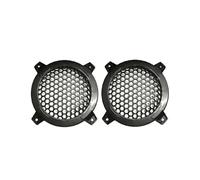 MXDDWLKJ Car Speaker Grills Hexagon Hole Speaker DIY For Protection Cover Loudspeaker Protective Mesh Cover Tweeter Speaker Grill Mesh Audio Speaker Cover(Black)