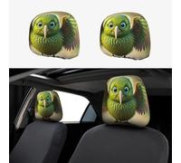 MXDLKSWPOH 1 PCS Car Headrest Covers Soft Breathable Car Seat Head Rest Covers Set Elastic Head Rest Protector Universal Auto Accessories Bird Cute Headrest Cover for Cars Sedans Vans Trucks